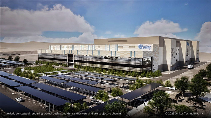 Amkor xây dựng khu campus đóng gói chip, hoàn thiện “tam giác vàng” bán dẫn Mỹ.