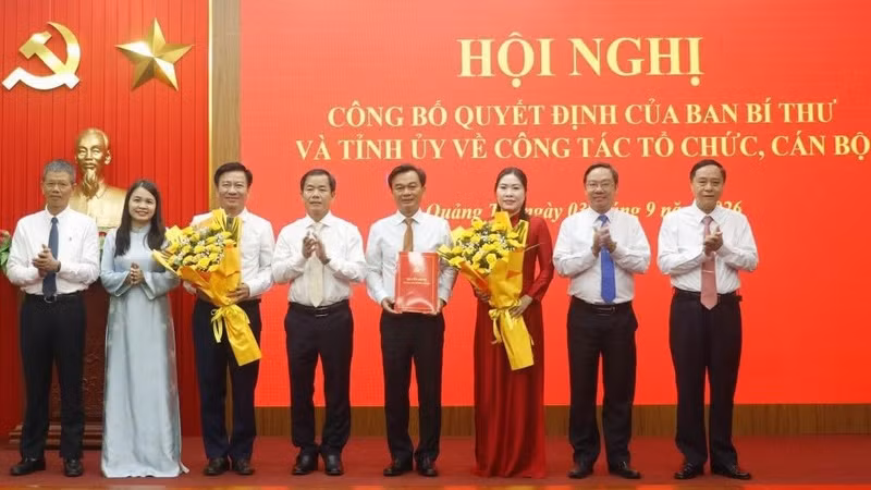 Quảng Trị thành lập 2 đảng bộ mới, bổ sung Uỷ viên Ban Thường vụ Tỉnh ủy