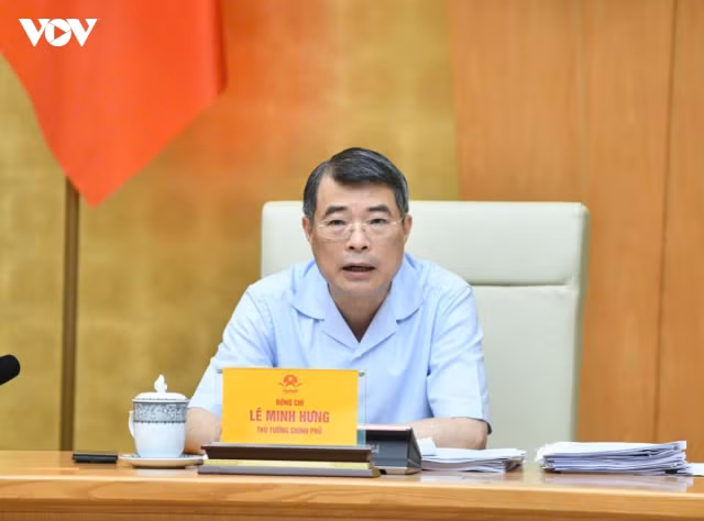 Thủ tướng Chính phủ Lê Minh Hưng phát biểu tại Hội nghị