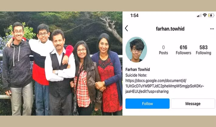Farhan cũng kể lại chi tiết về việc anh ta đã chiến đấu với chứng trầm cảm như thế nào từ khi bắt đầu học trung học. Anh trai của Farhan cũng mắc chứng bệnh này. Do vậy, họ đã lên kế hoạch sát hại cả gia đình.