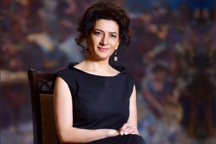 Hiện tại, bà Hakobyan là Tổng biên tập của tờ báo lớn nhất tại Armenia, Armenian Times. Ảnh: mediaadvocate.am.