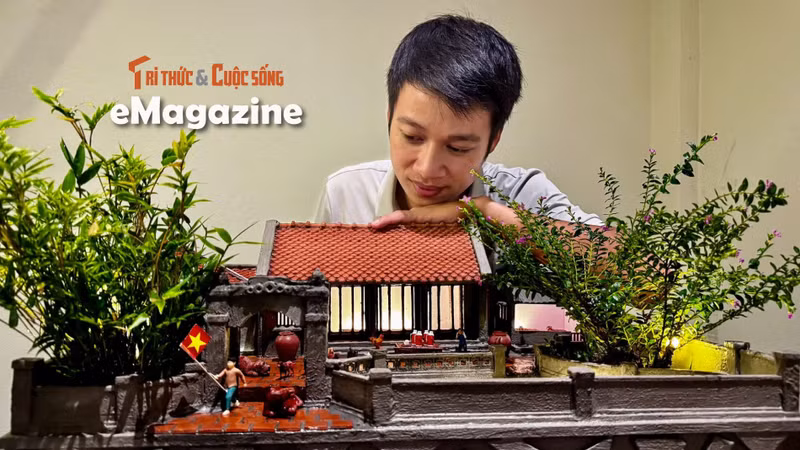 [e-Magazine] 9X Hưng Yên lưu giữ ký ức nhà xưa qua mô hình