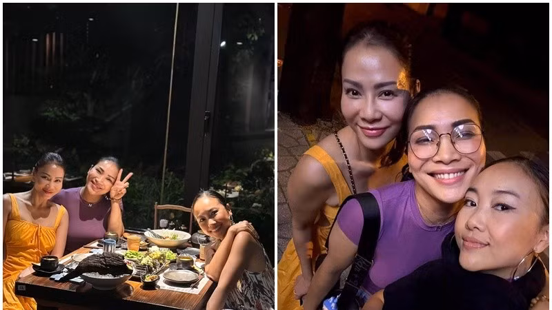 [GALLERY] Hồng Ngọc hội ngộ Thu Minh, Đoan Trang khi về nước