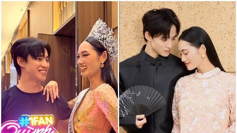 [GALLERY] Quỳnh Anh được bạn trai đồng hành khi thi hoa hậu