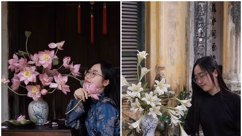 Rời ngân hàng, cô gái 9X tạo bình hoa Trung thu ăn được