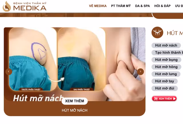 Bệnh viện Thẩm mỹ Medika bị phạt 13,5 triệu đồng Benh vien Tham my Medika bi phat 13,5 trieu dong