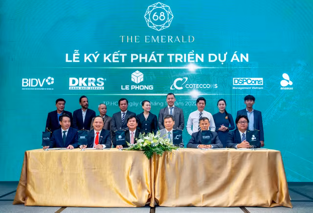 Tập đoàn Lê Phong ký kết với các đối tác để phát triển dự án The Emerald 68 Tap doan Le Phong ky ket voi cac doi tac de phat trien du an The Emerald 68
