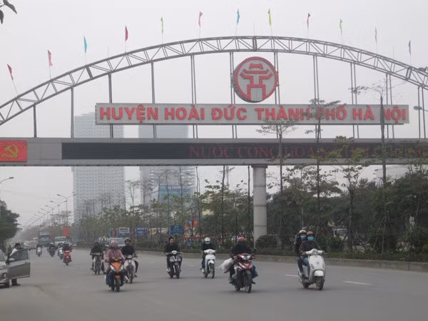 Giá đất ở huyện Hoài Đức 'nóng' dần vì thông tin lên quận Gia dat o huyen Hoai Duc 'nong' dan vi thong tin len quan