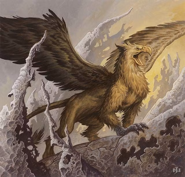 Quái vật Griffin được xem là vua của các loài động vật vì cơ thể của nó được tổng hợp từ chúa sơn lâm và vua của các loài chim.