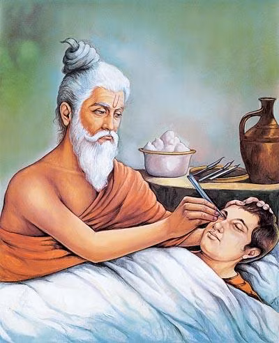 Theo nội dung cuốn sách Sushruta Samhita, phần mũi phẫu thuật được ước lượng bằng một mảnh lá. Kế đến, bác sĩ mổ một miếng da với kích cỡ phù hợp từ phần da sống trên má và lật ngược lại để trùm lên mũi.