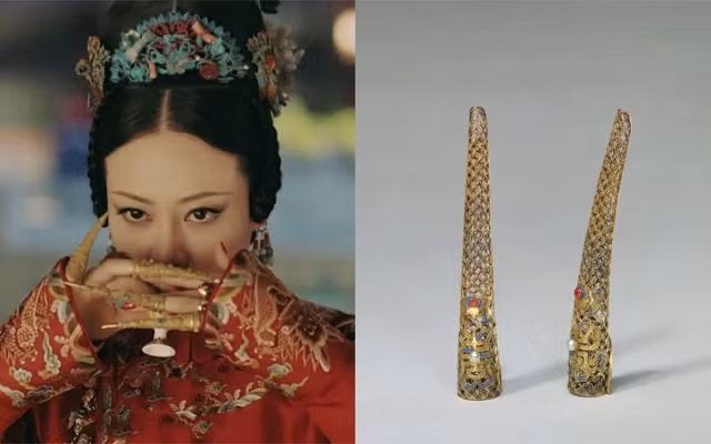 Khi xem những bộ phim cổ trang Trung Quốc, nhiều khán giả ấn tượng mạnh với những bộ móng giả của phi tần thời nhà Thanh.