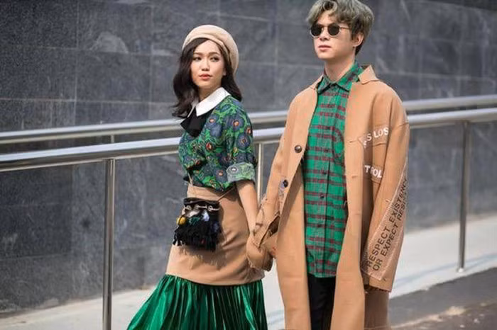 Anh Tú và Diệu Nhi nhiều lần diện đồ đôi xuất hiện trước công chúng.