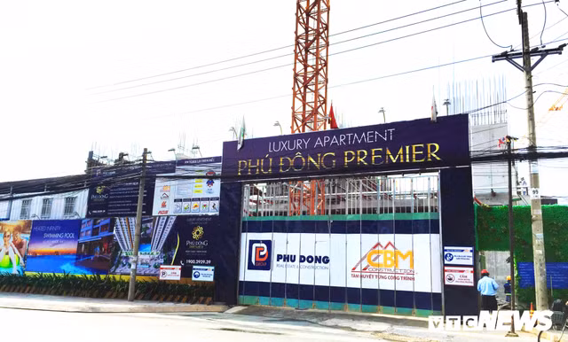 Dự án Căn hộ cao cấp Phú Đông Premier (đường Lê Trọng Tấn, phường An Bình, thị xã Dĩ An, Bình Dương).