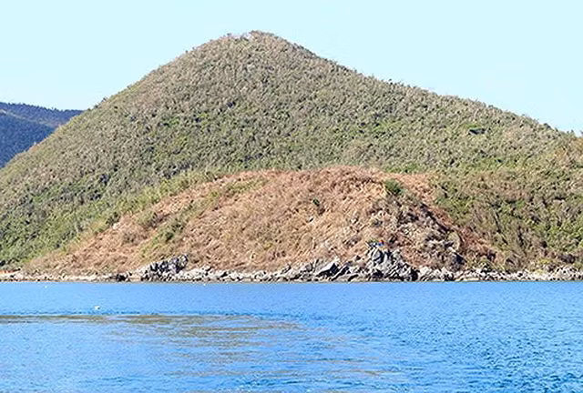 Nhiều hecta đất tại vịnh Vân Phong, huyện Vạn Ninh bị đào bới, cây cối bị đốn hạ. Ảnh: An Phước. Nhiều hecta đất tại vịnh Vân Phong, huyện Vạn Ninh bị đào bới, cây cối bị đốn hạ. Ảnh: An Phước.