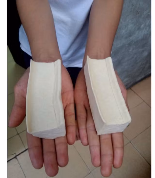 Cách chuẩn nhận biết đậu phụ có thạch cao, nhiễm nấm Cach chuan nhan biet dau phu co thach cao, nhiem nam