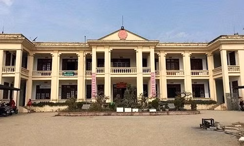 Trụ sở UBND xã Canh Nậu. Ảnh TNMT. Trụ sở UBND xã Canh Nậu. Ảnh TNMT.
