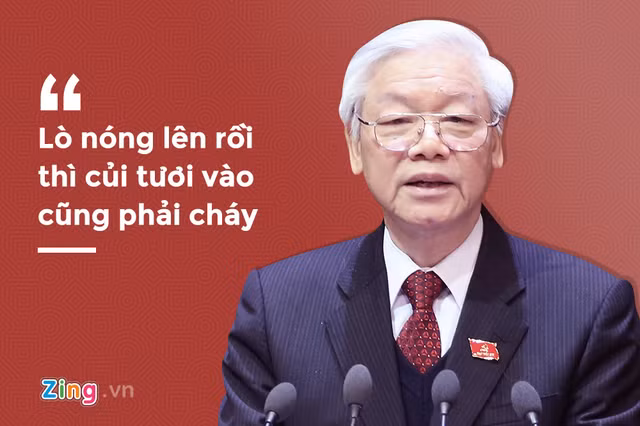 "Lò nóng lên rồi thì củi tươi cũng phải cháy". Nguồn ảnh: Zing "Lò nóng lên rồi thì củi tươi cũng phải cháy". Nguồn ảnh: Zing