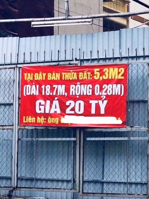 Xôn xao kỷ lục giá đất đắt không tưởng ở Hà Nội: 4 tỷ/m2 Xon xao ky luc gia dat dat khong tuong o Ha Noi: 4 ty/m2