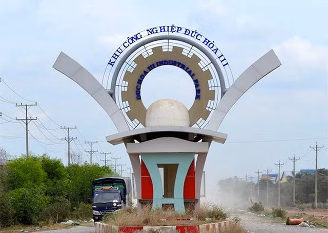 Khu công nghiệp Đức Hoà III - Long An. Ảnh: vietnambiz.vn.