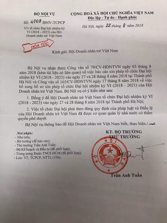 Hội Doanh nhân trẻ VN “rối như canh hẹ” trước thềm đại hội - Hình 11 Hoi Doanh nhan tre VN “roi nhu canh he” truoc them dai hoi-Hinh-11