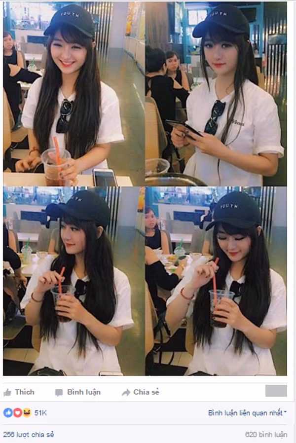 Chỉ ngồi uống nước hot girl Sài Gòn cũng nhận triệu like Chi ngoi uong nuoc hot girl Sai Gon cung nhan trieu like