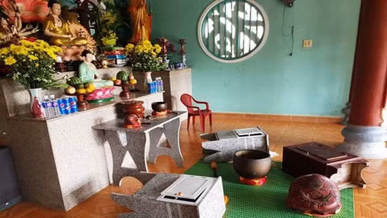Đột nhập vào chùa trộm cắp tài sản, nhốt sư cô Dot nhap vao chua trom cap tai san, nhot su co