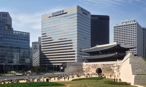 Shinhan Financial Group có trụ sở chính tại Seoul, Hàn Quốc. Ảnh: Fintechasia. Shinhan Financial Group có trụ sở chính tại Seoul, Hàn Quốc. Ảnh: Fintechasia.