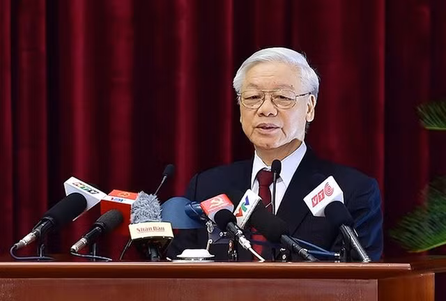 Lời tuyên thệ của tân Chủ tịch nước Nguyễn Phú Trọng Loi tuyen the cua tan Chu tich nuoc Nguyen Phu Trong