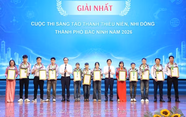 Bắc Ninh: 40 mô hình, sản phẩm đoạt giải Cuộc thi năm 2026