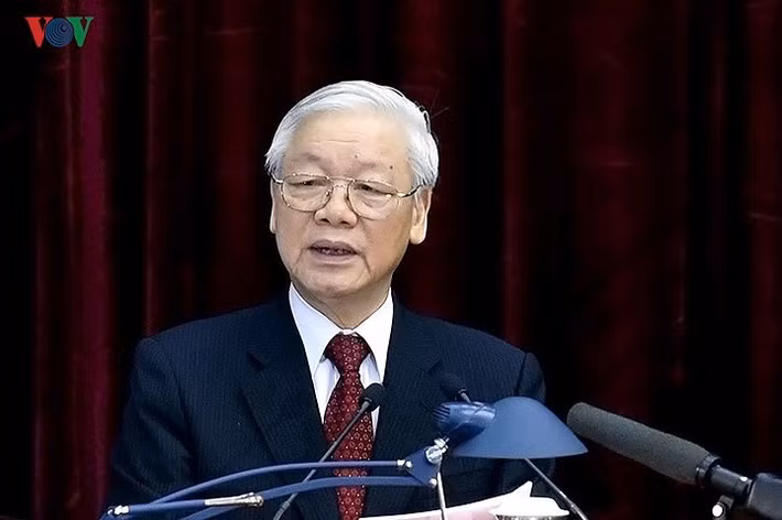 Tổng Bí thư Ban Chấp hành Trung ương Đảng Nguyễn Phú Trọng chủ trì, phát biểu khai mạc Hội nghị.