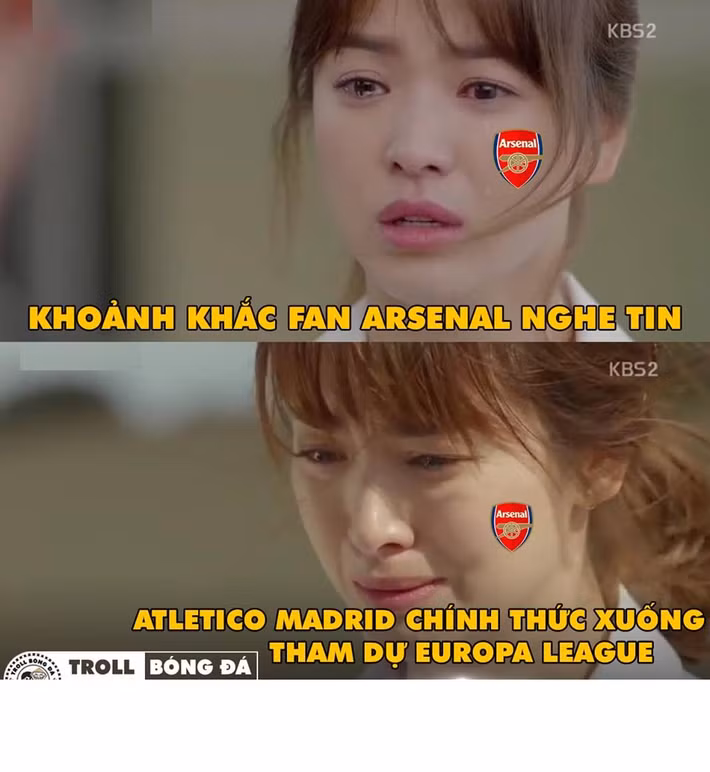 Cảm xúc của fan Arsenal khi nghe tin các ông lớn của châu Âu rời C1 để xuống Europa League cho họ "ăn hành".