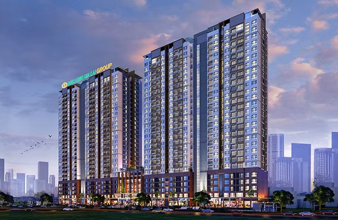 Liên quan tới các dấu hiệu vi phạm tại dự án Đức Long Golden Land, mới đây UBND TP HCM chỉ đạo lập đoàn liên ngành, kiểm tra toàn diện dự án này để làm rõ, từ đó đề xuất xử lý theo quy định. Ảnh: Đức Long Golden Land.