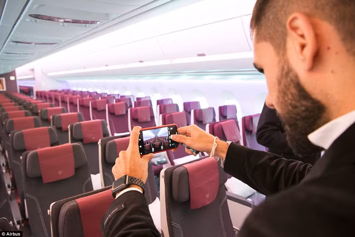 A350-1000 là máy bay thân rộng mới nhất và lớn nhất thuộc dòng máy bay hai lối đi của Airbus. Nguồn ảnh: Thepointsguy.