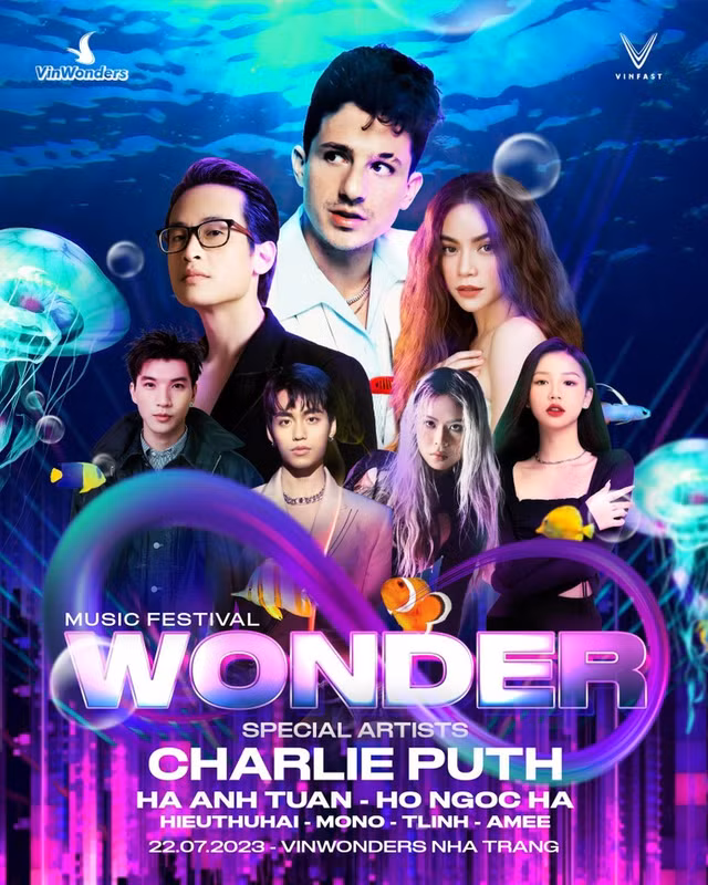 8Wonder mở bán vé - công bố dàn sao Việt biểu diễn cùng Charlie Puth 8Wonder mo ban ve - cong bo dan sao Viet bieu dien cung Charlie Puth