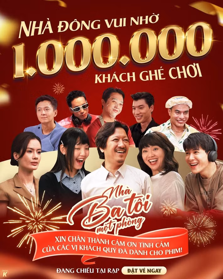 Sau khoảng 20 năm làm nghề, Trường Giang tiếp tục mở rộng vai trò từ diễn viên, MC sang đạo diễn, nhà sản xuất. Năm 2026, anh ra mắt dự án “Nhà ba tôi một phòng” với vai trò đạo diễn, nhà sản xuất và diễn viên.