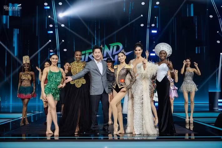 Top 5 phần thi Tài năng vừa lộ diện, gồm đại diện Panama, Kyrgyzstan, Ghana, Nhật Bản và Zambia. Người chiến thắng phần thi này sẽ vào thẳng top 20 chung cuộc. Ảnh: Miss Grand International.