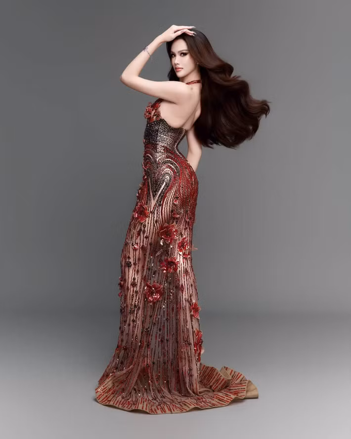 Trước Miss Universe Vietnam 2026, Mỹ Anh vào Top 35 Hoa hậu Việt Nam 2022 và Top 36 Miss Grand Vietnam 2024. Ảnh: FB Trịnh Mỹ Anh.
