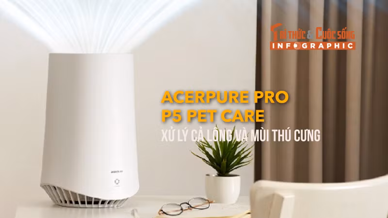 Acerpure PRO P5 Pet Care xử lý cả lông và mùi thú cưng