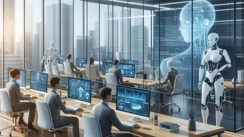 AI khiến nhân viên văn phòng Trung Quốc gánh việc của 3 người