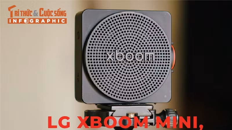 LG xboom Mini - chiếc loa nhỏ mà có võ