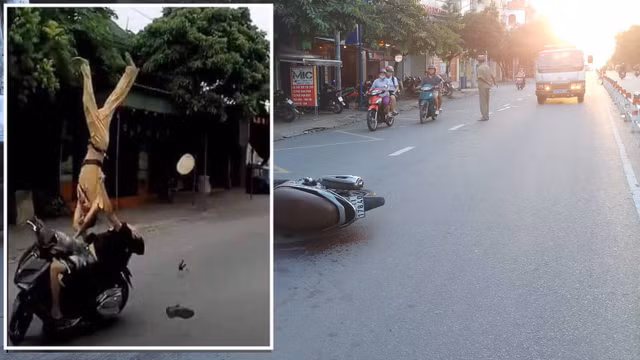 Tính mạng CSGT bị xe máy phi với tốc độ tên bắn hất văng lên trời ra sao? Tinh mang CSGT bi xe may phi voi toc do ten ban hat vang len troi ra sao?