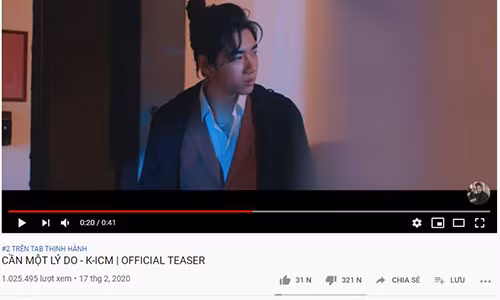 K-ICM và Jack tái xuất, người nhận dislike, người tạo ấn tượng K-ICM va Jack tai xuat, nguoi nhan dislike, nguoi tao an tuong