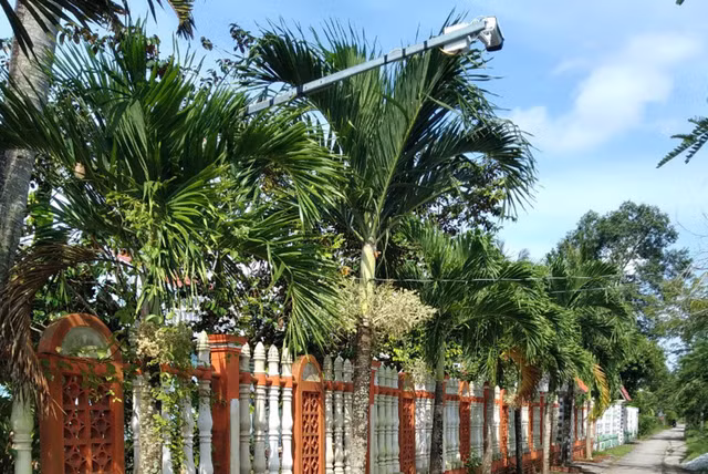 4 camera an ninh đường phố gắn trước nhà cán bộ ở Cà Mau 4 camera an ninh duong pho gan truoc nha can bo o Ca Mau