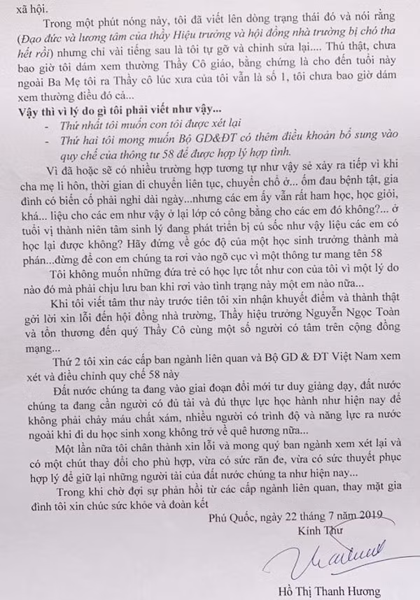 A khoi doanh nhan viet tam thu gui Bo truong Giao duc sau vu chui thay hieu truong-Hinh-2