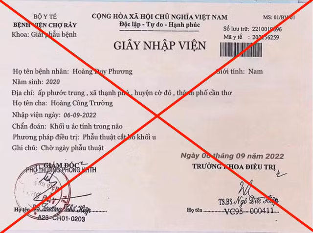 Bệnh viện Chợ Rẫy cảnh báo thông tin lừa đảo những tấm lòng hảo tâm - Hình 4 Benh vien Cho Ray canh bao thong tin lua dao nhung tam long hao tam-Hinh-4