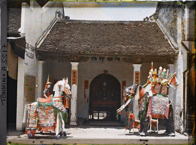 Phố cổ Hà Nội hơn 100 năm trước cực sống động qua loạt ảnh màu - Hình 11 Pho co Ha Noi hon 100 nam truoc cuc song dong qua loat anh mau-Hinh-11