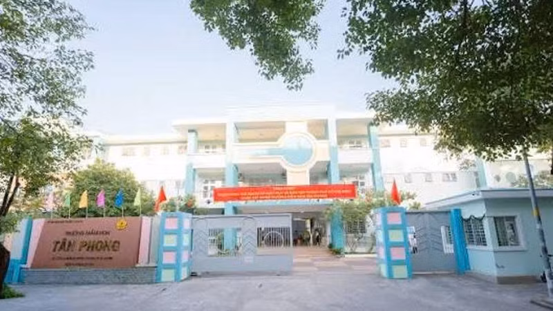 Vượt qua đối thủ về giá, Liên danh Nam An NP trúng gói thầu 12,3 tỷ sửa Trường Mầm non Tân Phong