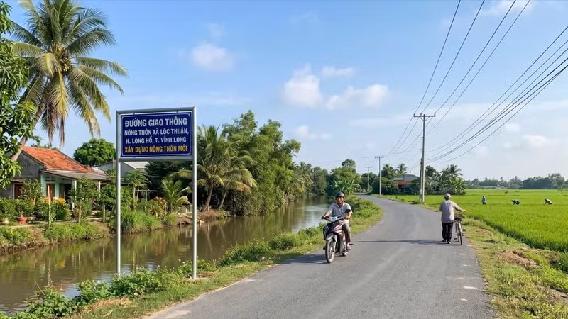 Vĩnh Long: Công ty Khắc Huy trúng gói thầu giao thông hơn 1,7 tỷ đồng tại xã Lộc Thuận
