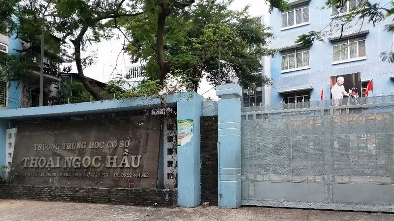 Gói thầu gần 18 tỷ cải tạo Trường THPT Thoại Ngọc Hầu, chỉ một nhà thầu tham gia
