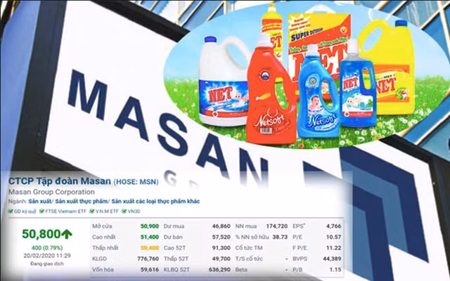 Bột giặt NET: Lãi cao kỷ lục sau khi về Masan Bot giat NET: Lai cao ky luc sau khi ve Masan